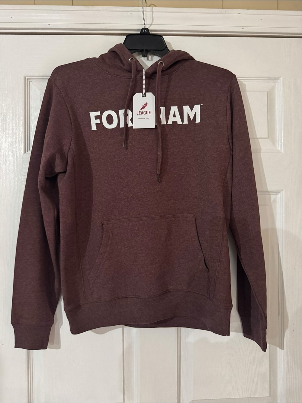 League Maroon Hooded Fordham Sweatshirt